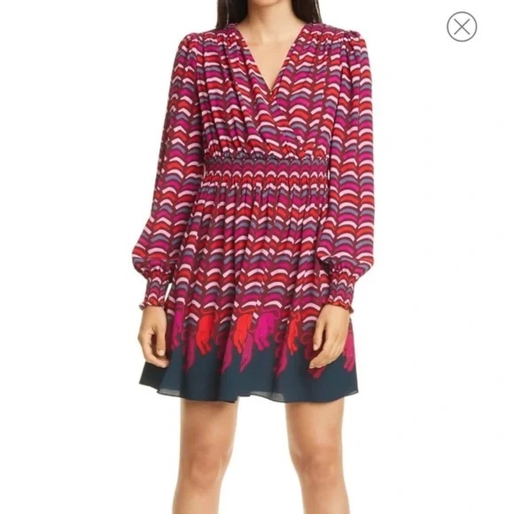 Kate Spade Dresses Kate Spade Rawr Print Smocked Dress